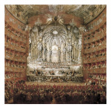Concert Given by Cardinal De La Rochefoucauld at the Argentina Theatre in Rome