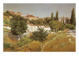 Buy Landscape with the Convent of Santo Espiritu of Segovia at AllPosters.com