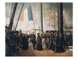 Queen Victoria Visiting the French Squadron at the Portsmouth Port