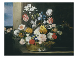 Flowers in a Basket