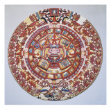 Buy Aztec Calendar (1479), also Named "Piedra Del Sol" (Solar Stone) or "Tonalpohualli" at AllPosters.com