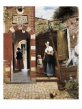 The Courtyard of a House in Delft