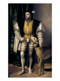 The Emperor Charles V with Hound (Kaiser Karl V Mit Seiner Ulmer Dogge)
