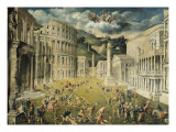 Gladiators Fighting