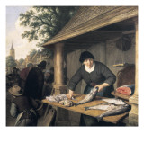A Woman Selling Fish