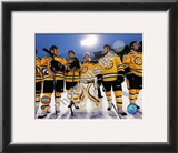 The Boston Bruins Post-Game Lineup 2010 NHL Winter Classic