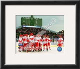 The Detroit Red Wings Celebrate Winning the 2008-09 NHL Winter Classic