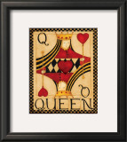 Queen of Hearts Poker Poster