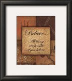Believe Framed Art Print