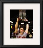 Buster Posey With World Series Trophy Game Five of the 2010 World Series