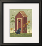 Outhouse with Cat