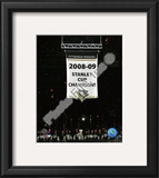 The Pittsburgh Penguins raise their 2008-09 Stanley Cup Champions Banner