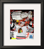 Marian Hossa with the 2009-10 Stanley Cup