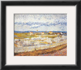 Peach Blossoms in the Crau, c.1889 Framed Art Print