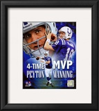 Peyton Manning 4 X MVP Portrait Plus