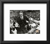 Vince Lombardi Being carried off the field after the Packers beat the Raiders in SuperBowl II