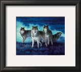 Wolf Group Framed Art Print