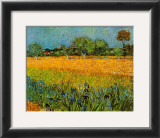 Buy View of Arles with Irises at AllPosters.com