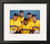 Carlos Beltran, Tom Glavine, Jose Reyes, Paul LoDuca and David Wright 2006 All Star Game