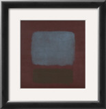 No. 37 / No. 19 (Slate Blue and Brown on Plum), 1958
