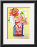 Buy Flowers in a Red and Blue Can at AllPosters.com