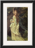 Ophelia and He Will Not Come Again, 1863-64 Framed Art Print