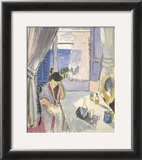 Woman Reading at a Dressing Table, Late 1919