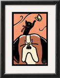 Buy Cat, Dog and Butterfly at AllPosters.com