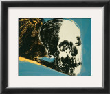 Skull, c.1976 (yellow on teal)