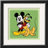 Classic Mickey Mouse and Pluto