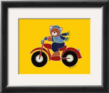 Buy Bear on Motorcycle at AllPosters.com