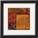 Words to Live By, Hope Framed Art Print