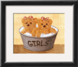 Buy Two Bears in Girl Bucket at AllPosters.com