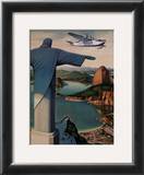 Flying Down to Rio Framed Art Print