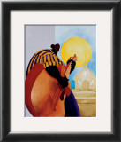 Sunday Morning Blues Framed Art Print
