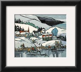 Skating on the Village Pond