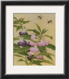 Bees and Garden Blossoms