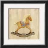 Buy Rocking Horse with Blue Saddle at AllPosters.com