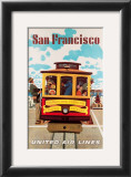 Buy United Airlines: San Francisco, c.1950 at AllPosters.com