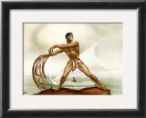 Buy Net Fisherman with Outrigger at AllPosters.com