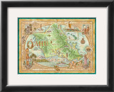 Map of Oahu, Hawaii