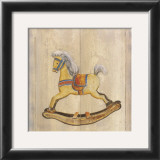 Buy Rocking Horse with Orange Saddle at AllPosters.com