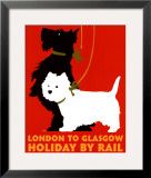 Holiday by Rail Framed Art Print