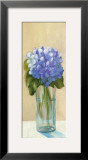 Buy Purple Flowers in Blue Vase at AllPosters.com