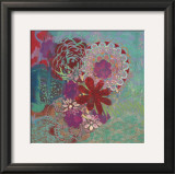 Bohemian Flowers Framed Art Print