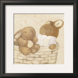 Buy Bunnies in Basket at AllPosters.com