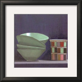 Buy Vaisselle Sur Fond Bleu at AllPosters.com