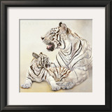 Buy Tigres Blancs, Mere et Fille at AllPosters.com