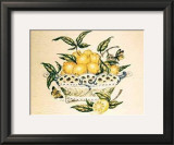 Lemons in a Porcelain Basket