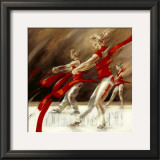 Dancing Ribbons Framed Art Print